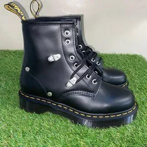 Dr. Martens | Shoes | Dr Martens 46 Bex Stud Boots Black Leather